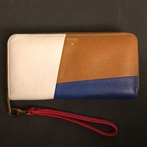 Fossil Zip Clutch Wallet